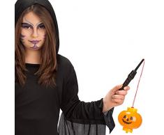 Carnival 06405 – Gadget mit Kürbis Lichterkette, tragbar, ohne Batterie, in Briefumschlag mit Lenkerklemmung