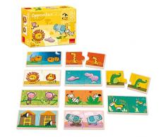 Jumbo Spiele D53437 Holzpuzzle Leo, König des Dschungels