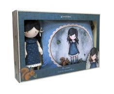 Gorjuss- CK-10A-G Geschenkset Puppe und Kissen Secreto-You Brought Me Lov, Mehrfarbig (CYP Brands