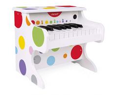 Janod J07618 Konfetti Mein Erstes Piano Elektronisch, Mehrfarbig