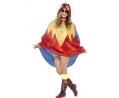 Smiffys Parrot - Dusche Resistant Partei Poncho