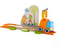 HABA 303833 - Kullerbü – Themenset Müllabfuhr | Motorikspielzeug von 2-8 Jahren | Tolles Zubehör für alle Kullerbü-Bahnen