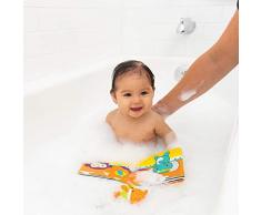 Infantino Badebuch mit Fuchs Bath Book with Roto Squirter Baby-Buch für die Badewanne geeignet, Mehrfarbig