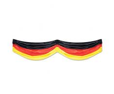 Beistle 50948 Patriotische Wimpelkette Schwarz/Rot/Gelb