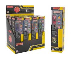 GLOBO Spielteppich mit Strada Auto und Straßenschild für Kinder