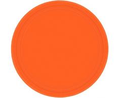 amscan 54015.05 Dessert Plates Party-Zubehör, Papier, Orange Peel