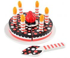 Magni – Geburtstagstorte aus Holz mit Klettverschluss und Kerzen, 1791