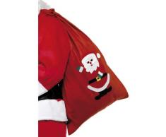 Smiffys Unisex Weihnachtsmann Rucksack mit lustigem Santa Motiv, 90 cm x 60cm, 24497