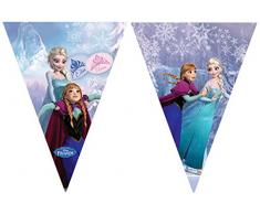 Disney Frozen 2,6 m Wimpelkette Banner in hellblau