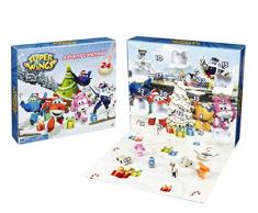 Waiky Germany GmbH EU730910-Advent Calendar inkl. 24 Figuren Superwings AK SWG Super Wings Adventskalender 2019, bunt