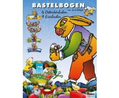 Ostern Bastelbogen Körbchen und Becher: Osterdekoration zum Ausschneiden/4 Osterkörbchen, 9 Eierbecher