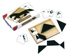 Dal Negro Tangram Rot mit Karte, Mehrfarbig, 3.DN055755