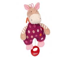 SIGIKID Mädchen, Spieluhr zum Aufziehen, Pony Hoppe Dot, Babyspielzeug, empfohlen ab 0 Monaten, lila/beige, 39250
