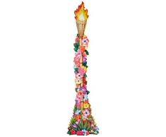 Beistle 50468 Jointed Floral Tiki Taschenlampe, 4-feet