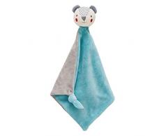 Petit Collage 8079 Bär Schmusetuch, Mehrfarbig