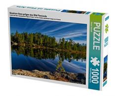 Glasklare Seen prägen das Bild Finnlands 1000 Teile Puzzle quer (CALVENDO Natur)