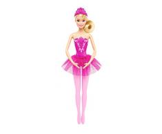 Barbie DHM42 Ballerina Puppe (pink), Mehrfarbig