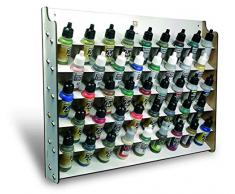 Vallejo 026010 Wandregal für Modellbaufarben für 17 ml, 43 Fläschchen