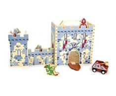 Small Foot 9542 Puppenhaus Pirateninsel im Koffer