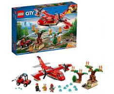 LEGO City 60217 Löschflugzeug der Feuerwehr, Kinderspielzeug
