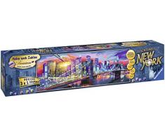 Ravensburger Größte Malen Nach Zahlen, 3 x 1 Meter, 28899 Leuchtendes New York, XXL Malspaß