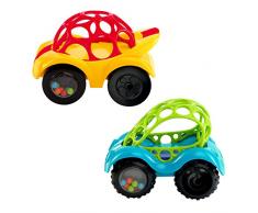 Oball, Spielzeugauto mit Rassel, 1 Stück, Farblich sortiert