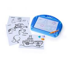 Miniland Magnetische Maltafel, Zaubertafel, löschbar 39cm lang-97933