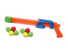 Jamara 460312 - Mc Fizz Fizzy Balls orange – 2 in 1 Wasserpistole mit Softbällen, Wasser spritzen oder Bälle schießen, Pumpsystem, leicht zu bedienen, Spritzreichweite ca. 7 m - Ballreichweite ca. 9 m