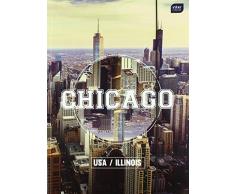 Interdruk tegufl215 Datei Ordner mit Elastic Band A4 + LUX Collection weiß/City, schwarz