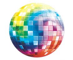 amscan 190172 26 cm 70er Jahre Disco Fever Glitzer Kugel Karte Cut Out