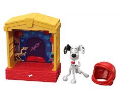 Mattel GBM27 - Disney Das Haus der 101 Dalmatiner Dylan mit Hundehütte Figur, Spielzeug ab 5 Jahren