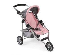 Bayer Chic 2000 612 15 Jogging Lola, Puppenwagen, Puppen-Buggy, Melange rosa