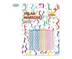 24 bunte Magische Magische mit Flamme, nicht zu brennen, Teelichte, für Geburtstagsfeiern und Partys, Mehrfarbig, 32500