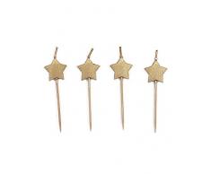 Unique Party 72420 Geburtstagskerzen, multi