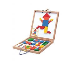 Djeco DJ03130 65160 Geoforme Besteck-Set, 42 Teile, Multicolour