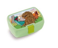 Nici 45455 Brotdose, Dino, 18x12,5x6,5cm, grün