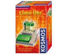 KOSMOS 657475 - Limo-Uhr Erzeuge Strom aus deiner Limonade, Experimentierset, Mitbringexperiment