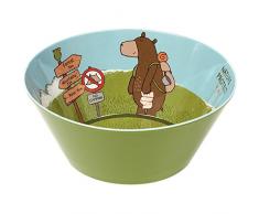 Sigikid 24767 Forest Grizzly Melamin-Schüssel, 15 x 9,5 x 5 cm