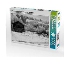 Ein Bild aus dem Kalender Schwarz und Weiß Natur 1000 Teile Puzzle quer