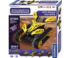 Kosmos 665142 Engineering Makerspace - Off-Road Rovers mehrsprachige Version (DE, EN, FR, IT, ES, NL) Science Experiment Kit, Experimentierset für Kinder