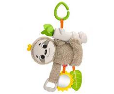 Fisher-Price GHL39 - Kleines Knister Spiel Faultier, Sensorik und Motorik Babyspielzeug ab der Geburt
