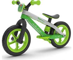 Chillafish Bmxie 2 leichtes Laufrad mit integrierter Fußstütze und Fußbremse, für Kinder 2 bis 5 Jahre, 12 Zoll pannenfreie Gummihautreifen, Verstellbarer Sitz ohne Werkzeug, Rosa-Pink