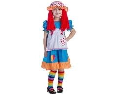 Dress Up America Mädchen Kinder Regenbogen Stoffpuppe Kostüm
