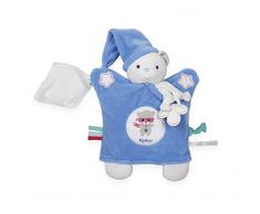 Kaloo K960287 Imagine Handpuppe Schmusetuch Bär 20 cm, Blau