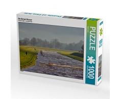 CALVENDO Puzzle Die Elz bei Wasser 1000 Teile Lege-Größe 64 x 48 cm Foto-Puzzle Bild von Ingo Laue