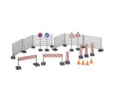 Bruder 3462007 Zubehör Baustellenset: Zäune, Schilder und Pilonen