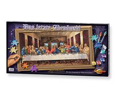 Schipper 609220441 - Malen nach Zahlen - Das letzte Abendmahl - Bilder malen für Erwachsene, inklusive Pinsel und Acrylfarben, 40 x 80 cm