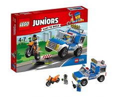 LEGO Juniors 10735 - Polizei auf Verbrecherjagd | Spielzeug für Kinder ab 4 Jahre