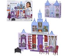 Disney Die Eiskönigin Arendelle Schloss für unterwegs, inspiriert durch Disneys Die Eiskönigin 2, portables Spielset – Spielzeug für Kids ab 3 Jahren