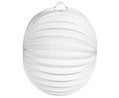 Folat Party Laterne rund weiß 22 cm